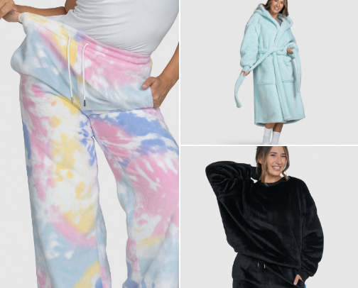 Loungewear Sets & dressing gowns comfort Collection cover photo collage