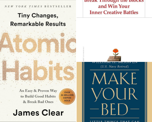 📚 Fast-Paced Reads for Creators & Hustlers cover photo collage