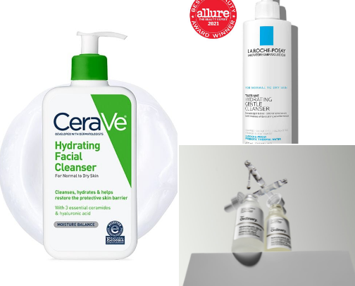 Best skin care products cover photo collage