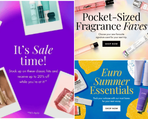 Sephora Australia cover photo collage