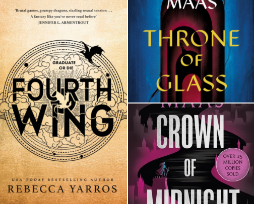 Romantasy Worlds to Get Lost In cover photo collage