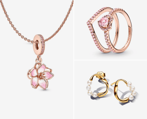 Magnificent pandora jewelry in one place🌸🥰 cover photo collage