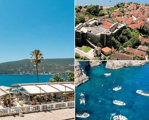 Charming coastal town- Herceg Novi cover photo collage