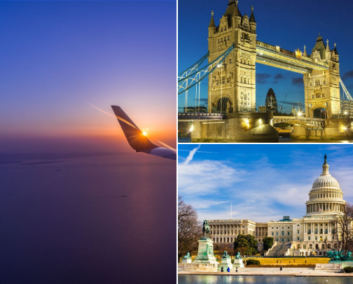 Wings of the World: Fly Smart, Travel Far ✈️✨ cover photo collage