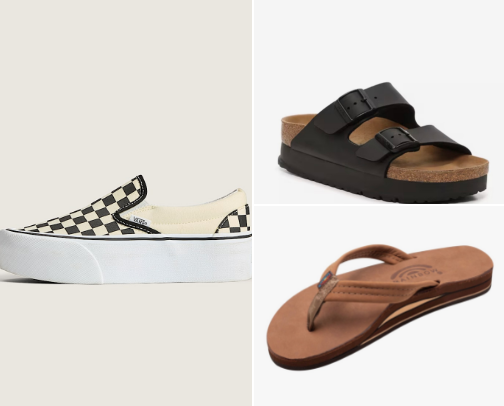 Comfy Shoe Girl cover photo collage