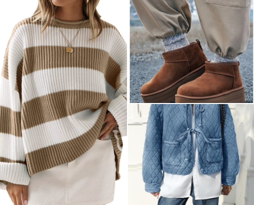 amazon fall fits 🍂 👢 cover photo collage
