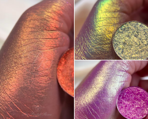 My Favourite Duo-Chrome and Multi-Chrome Eyeshadows from The Pastel Roses 🌹✨ Warm Tones cover photo collage