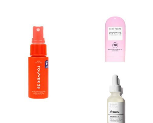 My favorite beauty recs cover photo collage