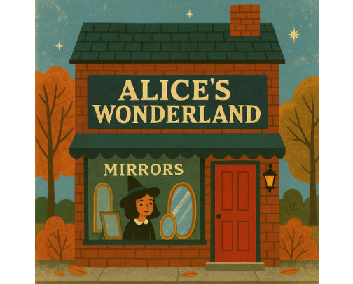 Witch City: Alice's Wonderland cover photo collage