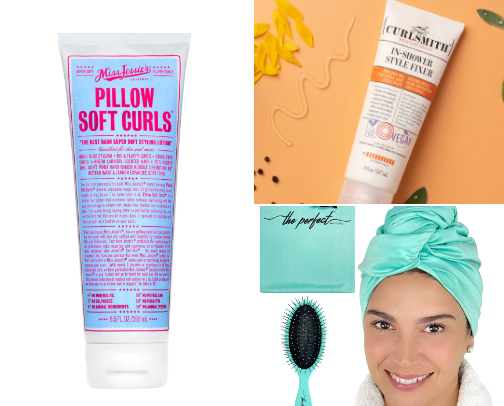 Curly Hair Favorites cover photo collage