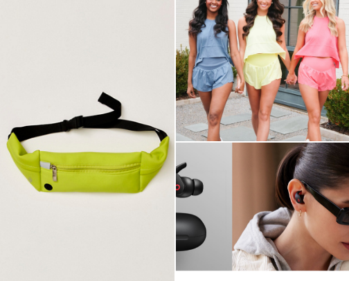 Running gear cover photo collage