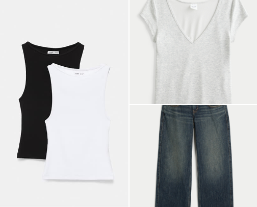 fav cool girl basics cover photo collage