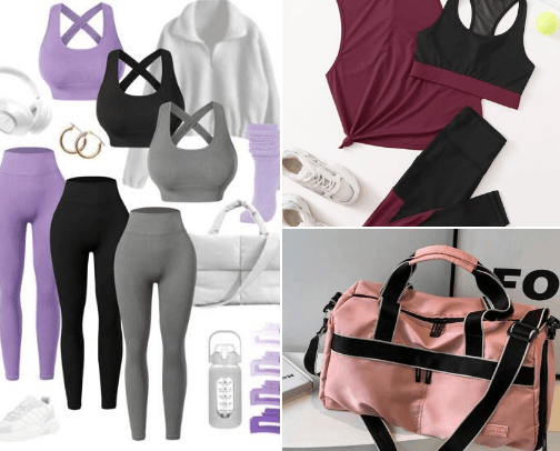 gym baddie cover photo collage