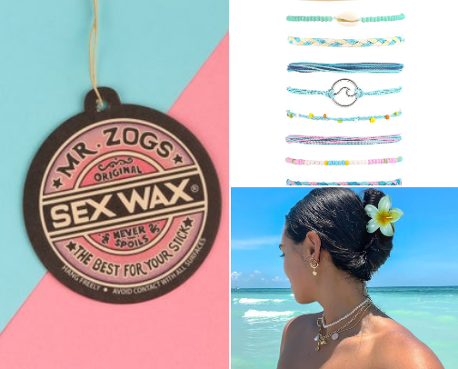 Beachy Girl Vibes 🐚🪸🪼 cover photo collage