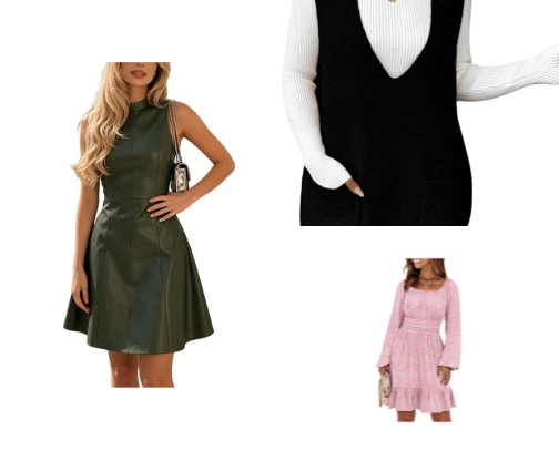 Fall dresses under $40 cover photo collage