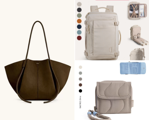 Best Bags for Every Occasion | Everyday, Work, Travel & More 👜🎒🛍️ cover photo collage