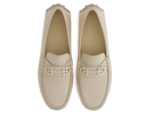 Ferragamo Suede Loafers for Men cover photo collage