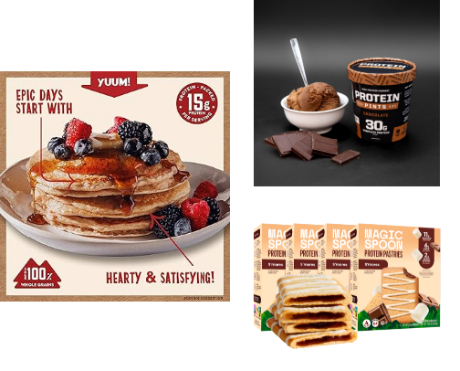 Protein & snack staples for busy women cover photo collage