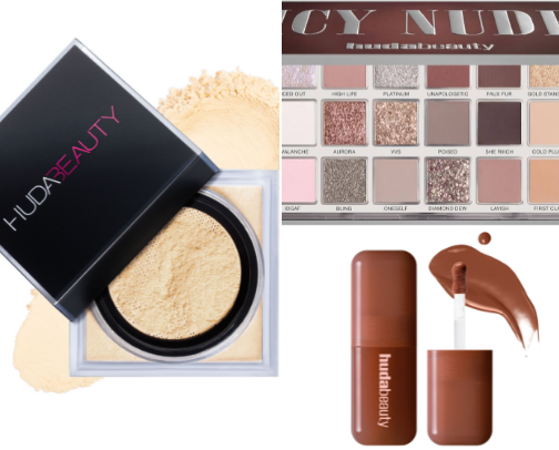 Huda Beauty Favourites cover photo collage