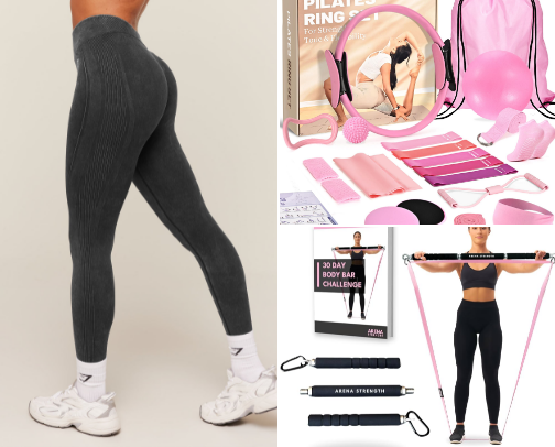 Fitness & Wellness Finds for Everyday Life🏋🏽‍♀️ cover photo collage