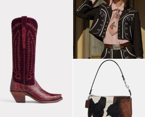 Cowgirl Couture for the Modern Frontier cover photo collage