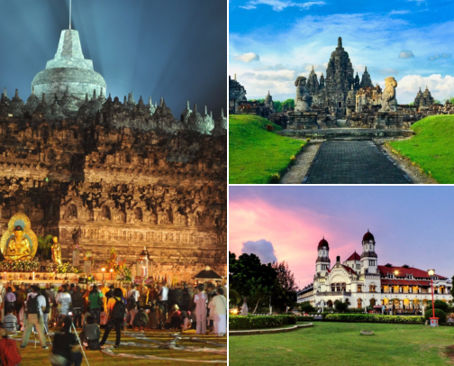 Central Java, Indonesia cover photo collage