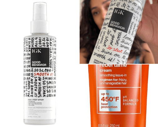•Best styling products for Frizzy Hair• cover photo collage