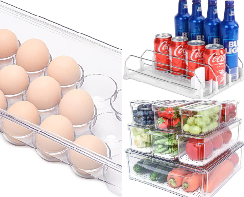 kitchen fridge organization cover photo collage