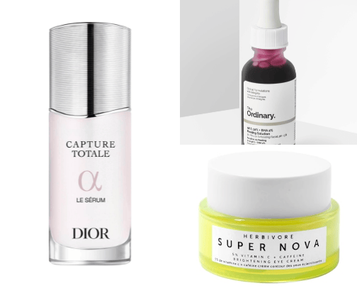Skin care products that I use all the time cover photo collage