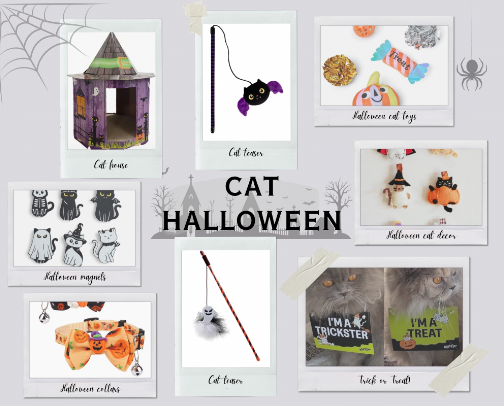 CAT HALLOWEEN cover photo collage