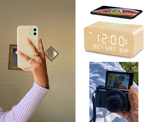 tech/ tech accessories cover photo collage