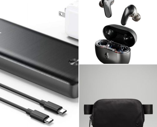 On the Go! Bags, Accessories & Gadgets cover photo collage