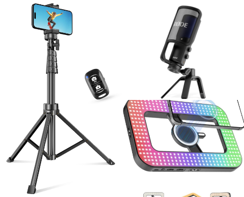 Budget-Friendly Beginner Content Creator Starter Pack cover photo collage