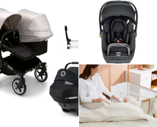 Baby accessories cover photo collage