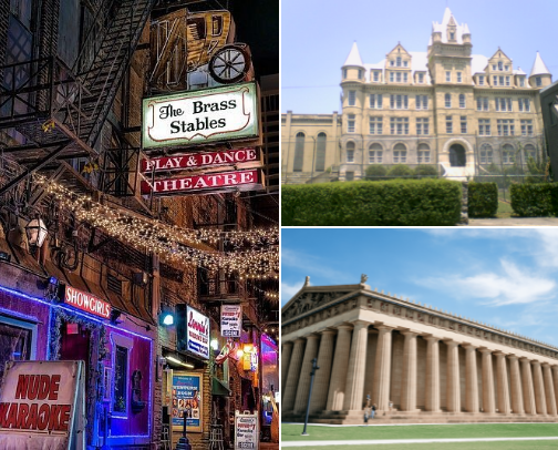 Interesting Places to Visit in Tennessee cover photo collage