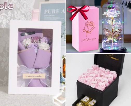 Valentines gift cover photo collage