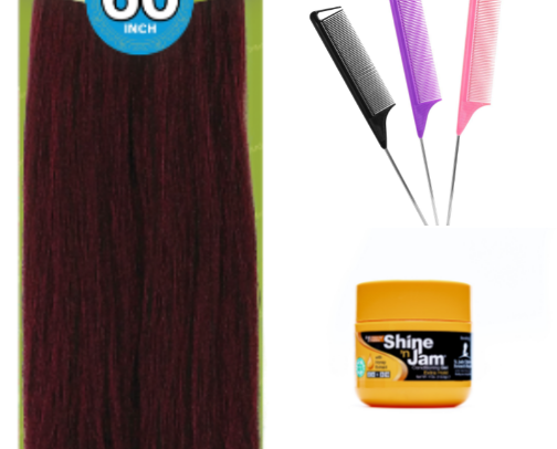 Hair Products cover photo collage