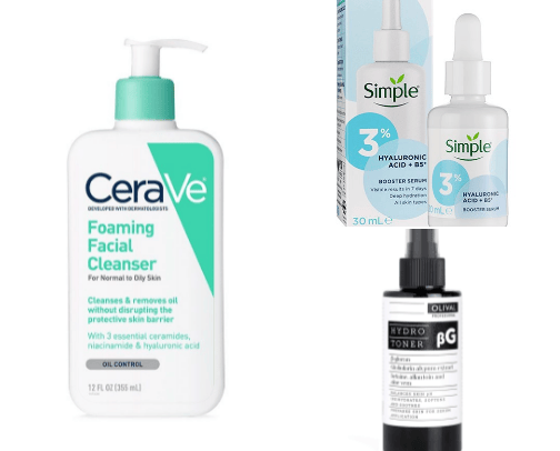 Skincare favorites for sensitive skin (seborrheic dermatitis)🤍 cover photo collage