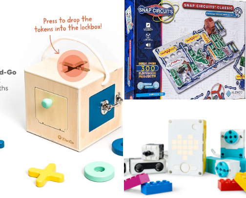 25 Hands-On STEM & Creativity Tools for Homeschoolers cover photo collage