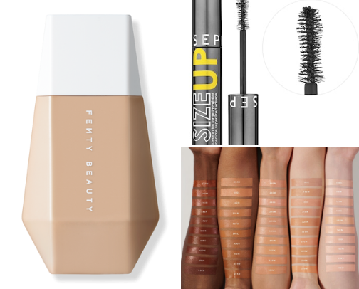 what you'd find in my makeup bag 👛 cover photo collage