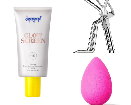 makeup routine cover photo collage