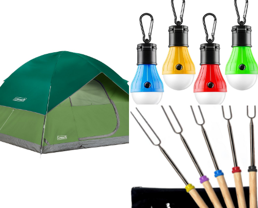 Camping Gear cover photo collage