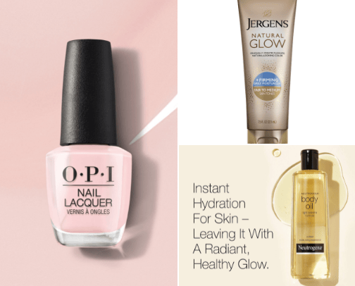 Beauty and personal care cover photo collage