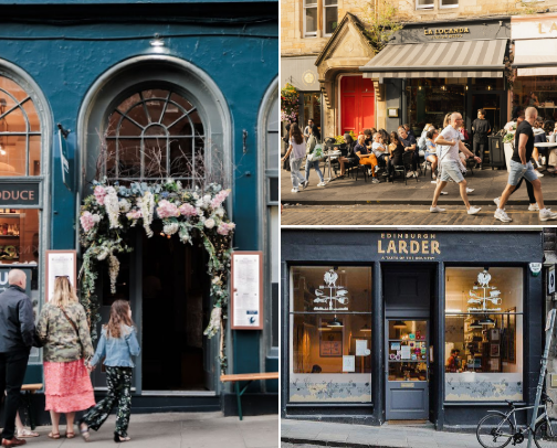 Gluten Free Restaurants in Edinburgh, UK cover photo collage