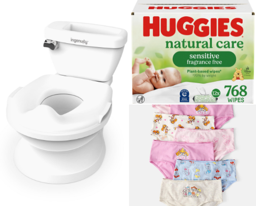 What helped me Potty Train my 2 year old 🚽 cover photo collage