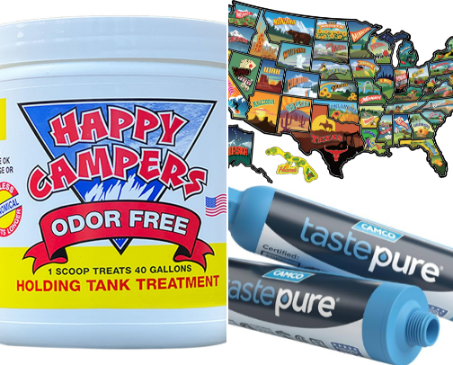 RV Camping Inspirations cover photo collage