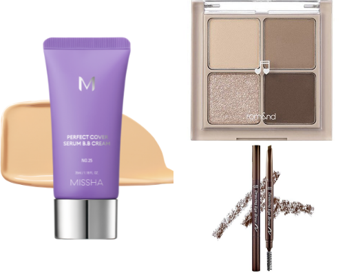 affordable and aesthetic beginner makeup routine cover photo collage