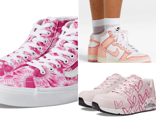 Unique sneakers (pink) <3 cover photo collage