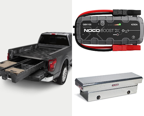 Best Work Truck Accessories and Gear for Contractors cover photo collage