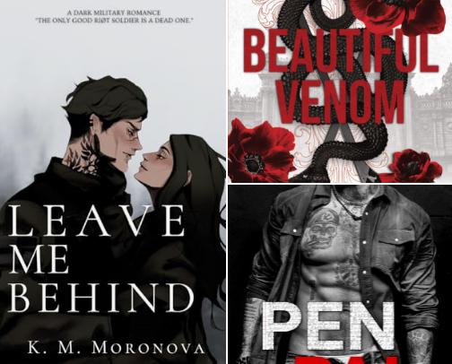 dark romance books cover photo collage